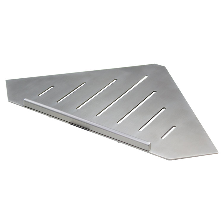 Transolid Drill & Screw Mount Stainless Steel Shower Shelf | Wayfair